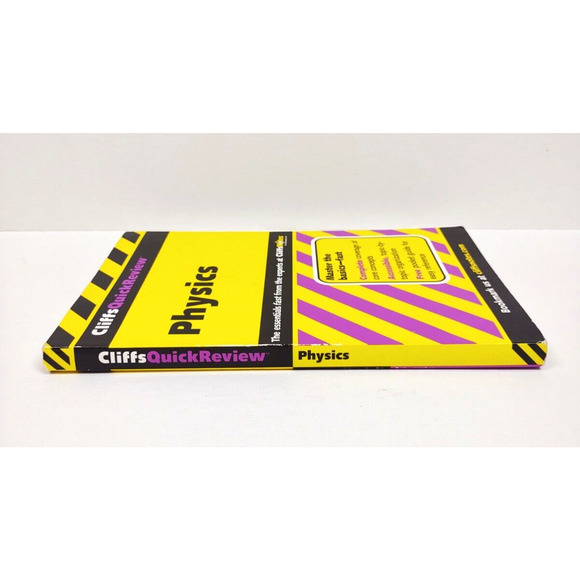 CliffsQuickReview Physics Adams, Scott and Huetinck, Linda Paperback Exam Prep - Picture 6 of 6